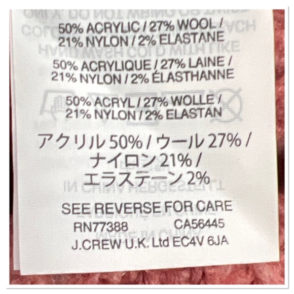 Madewell Pink Ribbed Mock Neck Sweater Sz XS - Picture 6 of 8